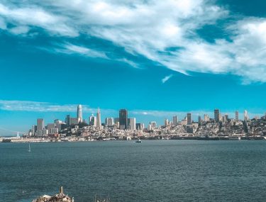 San Francisco’s skyline is busy but lovely! & I think the best view is…