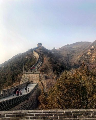 Great Wall of China. Those stairs were no joke! . . . . .…