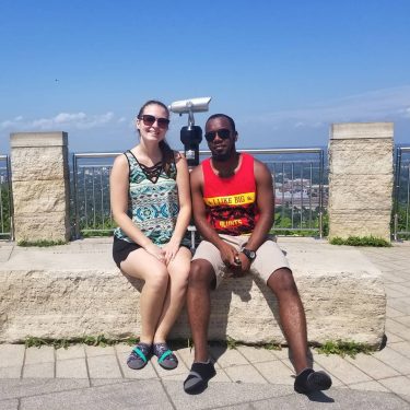 After a nice hike, We made it to the top of Grandad Bluff. ‍️‍️…