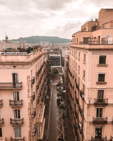 Barcelona, Spain • We love a hotel with a pretty street another hotel &…