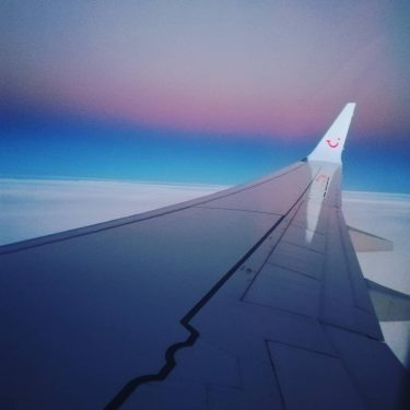 ‘Dream as high as the sky’ Beautiful sky when flying back home this morning.…