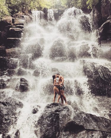 Nothing is more beautiful than watching water fall . . . #bali #baliindonesia #ubud…