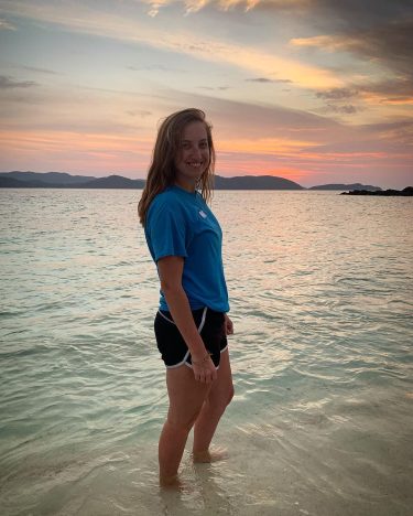 Sunrise and the beach