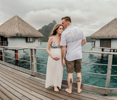 We came, we saw, we got burnt. Bora Bora, you were great. #babymoon #29weeks…