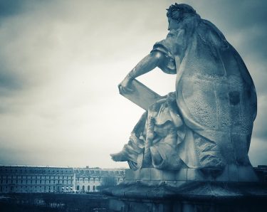 Aerial view of the Louvre, Paris