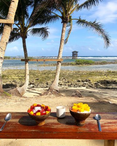 ️[SURF SPOT] Breaky in front of the surf world famous jetty Cloud 9, Siargao…