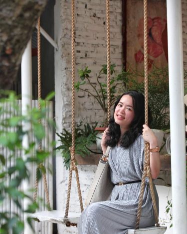 Life is like riding a swing. Sometimes we’re down, sometimes we’re up. Push harder…