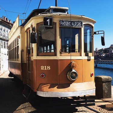 Cutest trams are in Porto