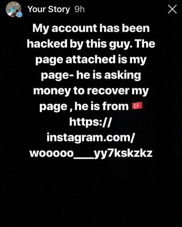 My Instagram account has been hacked, deleted, blocked , ignore this guy ! Sorry&hellip;