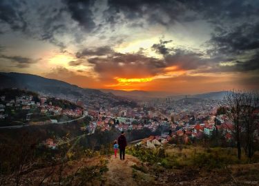 This sunset while overlooking Sarajevo beats anything I have EVER seen. If only everything…