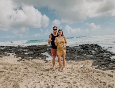 Ohana ️ Spent the last day of our babymoon cruising around O’ahu. Sad to…