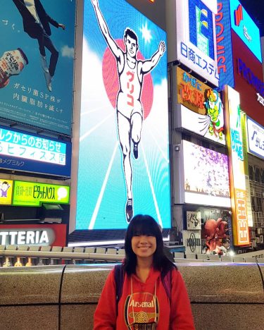 With the famous Glico man. . #Dotonbori #Osaka #Kansai #Japan #travel #travelgram #instatravel #wanderlust…