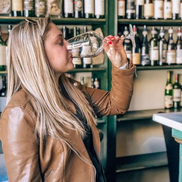 When in Florence, always say yes to a wine tasting. We found the cutest…