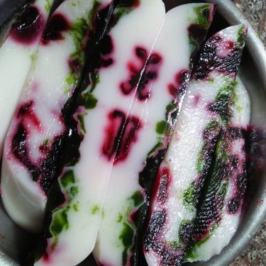 Marble jelly || how to make jelly with beetroot + pandanus + coconut .…