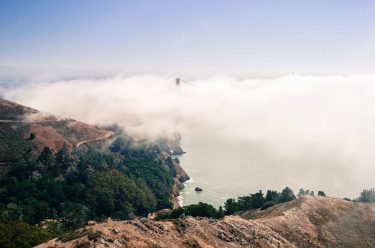 Saliti dubbio in cima al monte per cercare una bella visuale sul golden gate&hellip;
