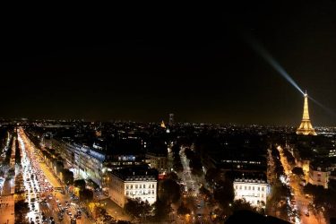 Another view from top of the Arc de on the Champs-Élysées and Tour Eiffel&hellip;