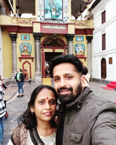 With my mom #pashupatinath #pashupatinathtemple #nepal???????? #nepaldiaries???????? #travellingthroughtheworld #travellingislife #travelersnotebook #travelbook #travelblogger #travelingram #travelphotography…