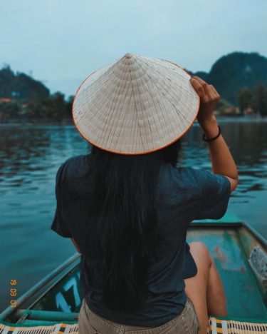 It wouldn’t be Vietnamese without a traditional Nón lá ° ° ° Ninh Bình…