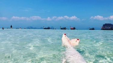 The beach I had only dreamed about until now. Someone please poke me and…