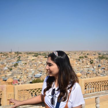 We were so engrossed in this view from the terrace of the Jaisalmer we&hellip;