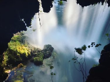 “Waterfalls are exciting because they have power, they have rainbows, they have songs, and…