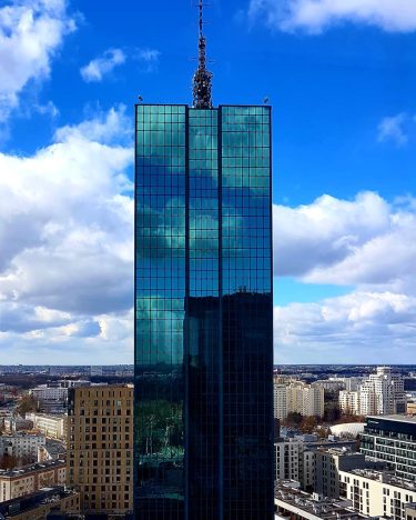 Warsaw – the contemporary view from 21st stock Warszawa – dzisiejszy widok z 21ego…