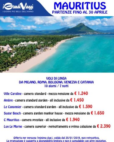 Vuoi anticipare l’estate? Ecco le proposte per le #Mauritius de #igrandiviaggi #bluvacanze #agenziaviaggi #travel…