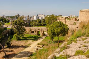 Famagusta old city walls, Cyprus . + Famagusta, this ancient city is encircled by…