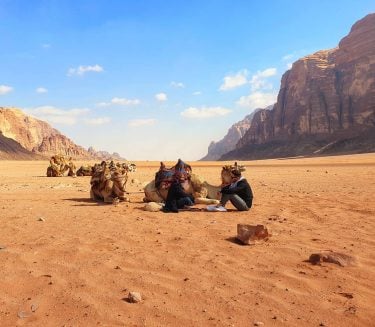 le désert du Wadi Rum, Une expérience de dingue !, Dormir à la belle…