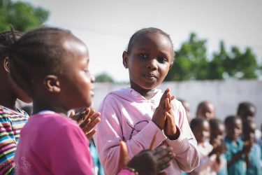 These are some of the girls at Xavier’s school who performed the dance for…