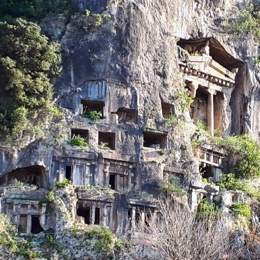Modern Fethiye stands on the site of the ancient Lycian city Telmessos. There are…