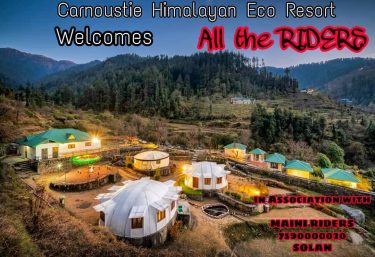 ~~~Carnoustie Himalayan~~~ ~~~~~Eco Resort kanera~~~ & ~~~~~Maini Riders~~~~~ Welcome all the Riders For weekend…