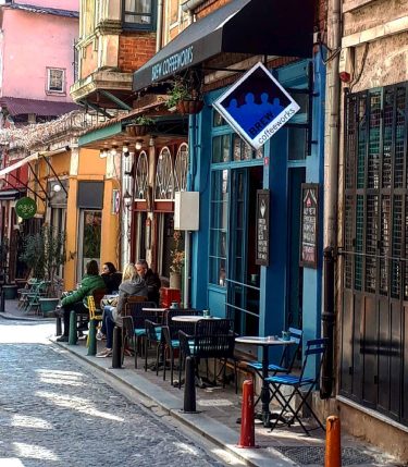 We love this colorful Istanbul neighborhood. Come, join us for a coffee. . .…
