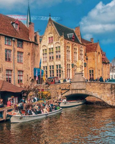 Venice or Bruges?? With beautiful canals and preserved architecture, this place is a perfect…