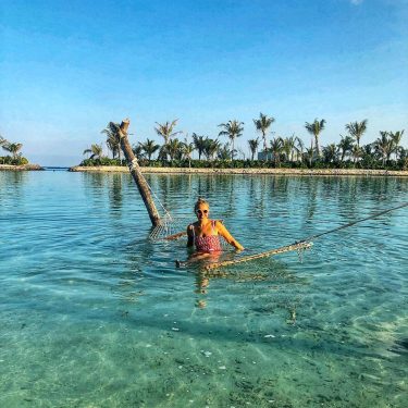Hello from Maldives! A quick swim before and then well deserved rest! Thank you…