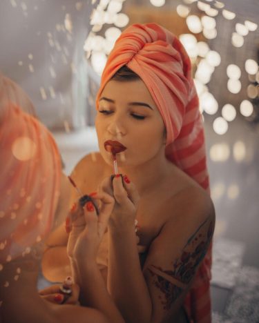 I believe all women are pretty without makeup – but with the right make…