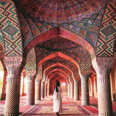 The Nasir ol-Molk in the city of Shiraz, the celebration of colors and a…