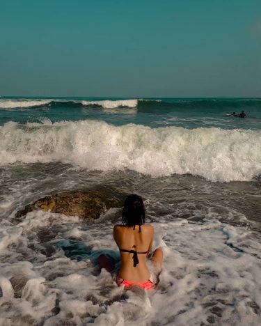 “Her happiness floated like waves of ocean along the coast of her life.” .…