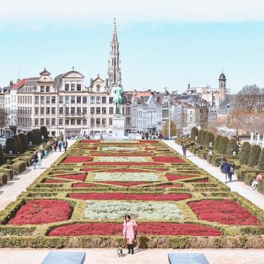 Fries, waffles, chocolate and a view like this, could Brussels get any better? ~…