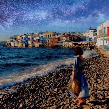 On your way to visit the famous windmills of Mykonos, you will walk past…