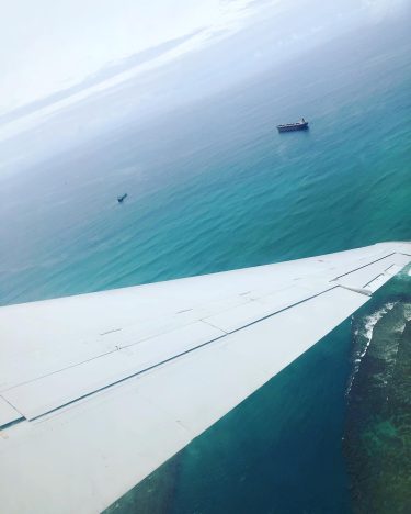 Adventure time! Check out Oahu’s beautiful blue water!