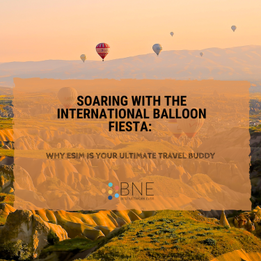 A stunning display of hot air balloons in various colors ascends into the sky during the International Balloon Fiesta.